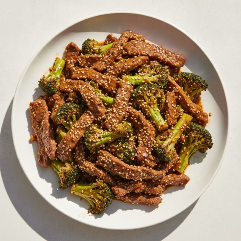 Sesame Beef and Broccoli Stir-Fry