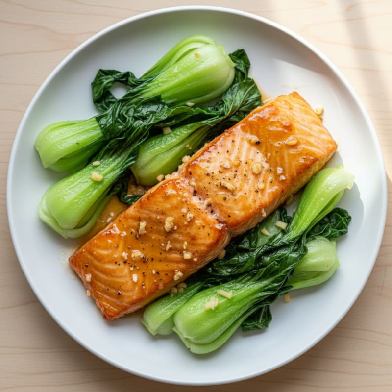 Golden Caramelized Honey-Glazed Salmon