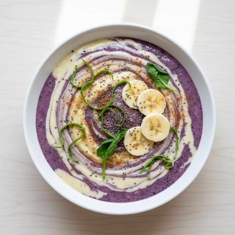 Blueberry Banana Protein Smoothie