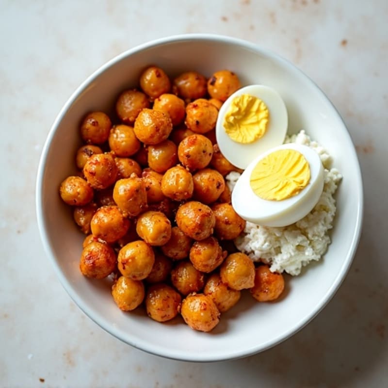 Crispy Roasted Spiced Chickpeas