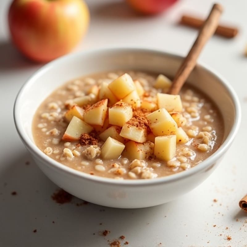 Creamy Cinnamon Apple Protein Oats