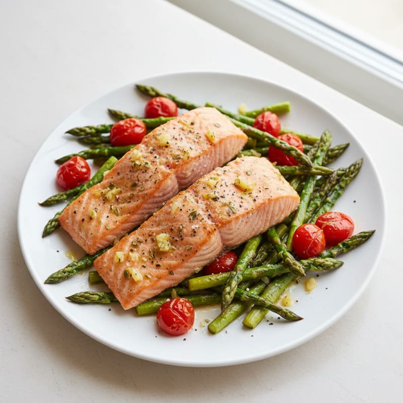 Sheet Pan Lemon Herb Salmon
