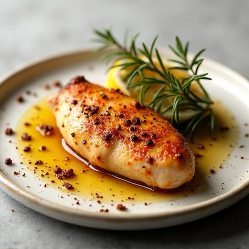 Lemon Garlic Spiced Roasted Chicken