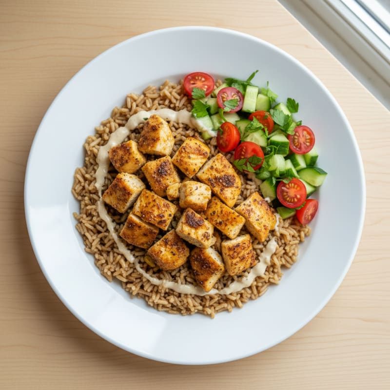 Chicken Shawarma Rice Bowl