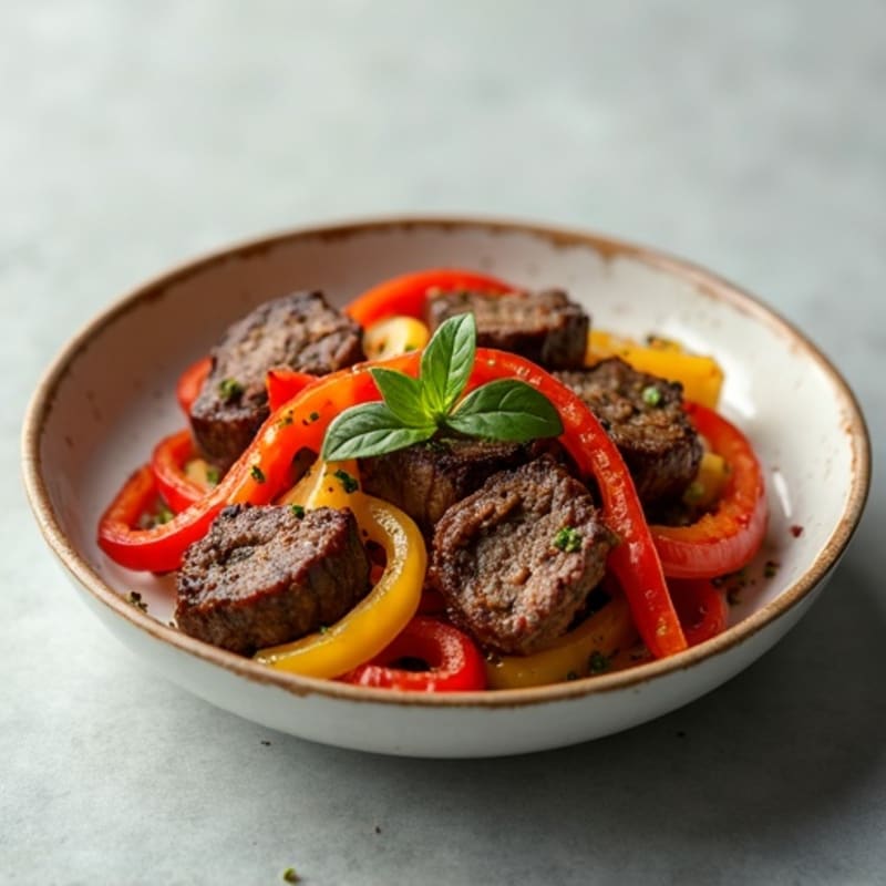 Lean Beef Stir-Fry with Crisp Bell Peppers