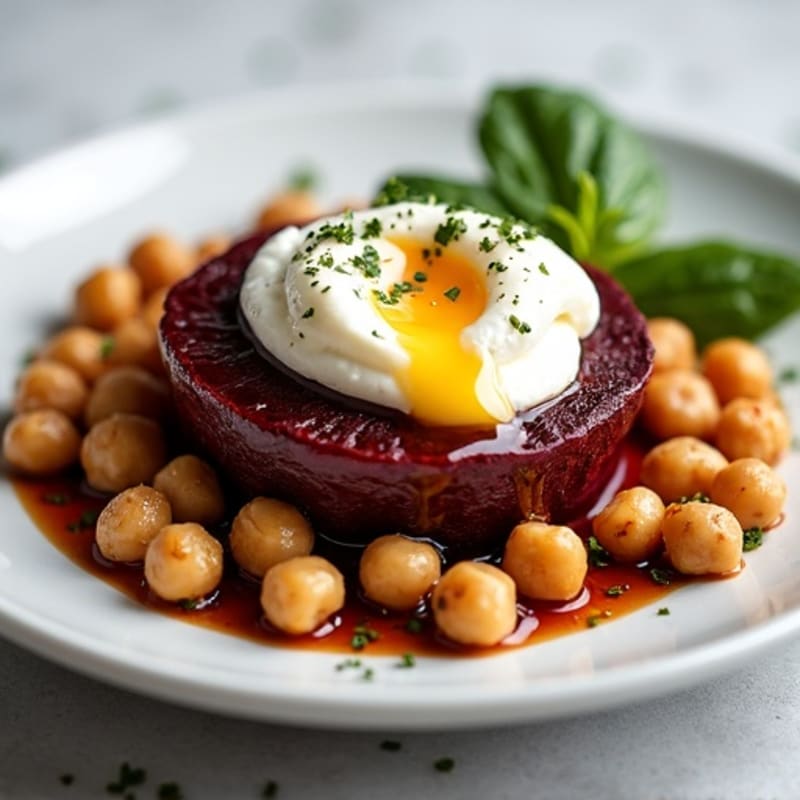 Roasted Honey-Balsamic Beetroot with Goat Cheese