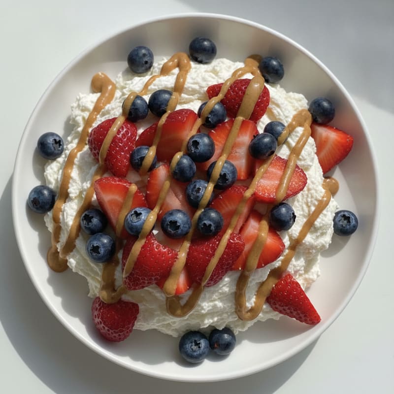 Silky Greek Yogurt Protein Mousse with Fresh Berries