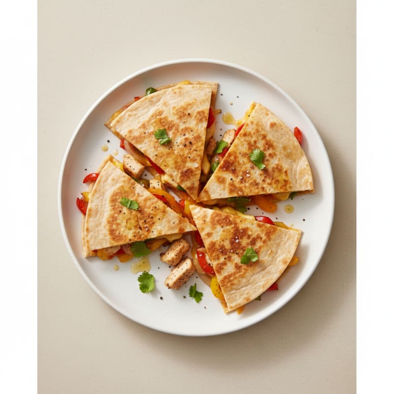Chicken and Cheese Quesadilla