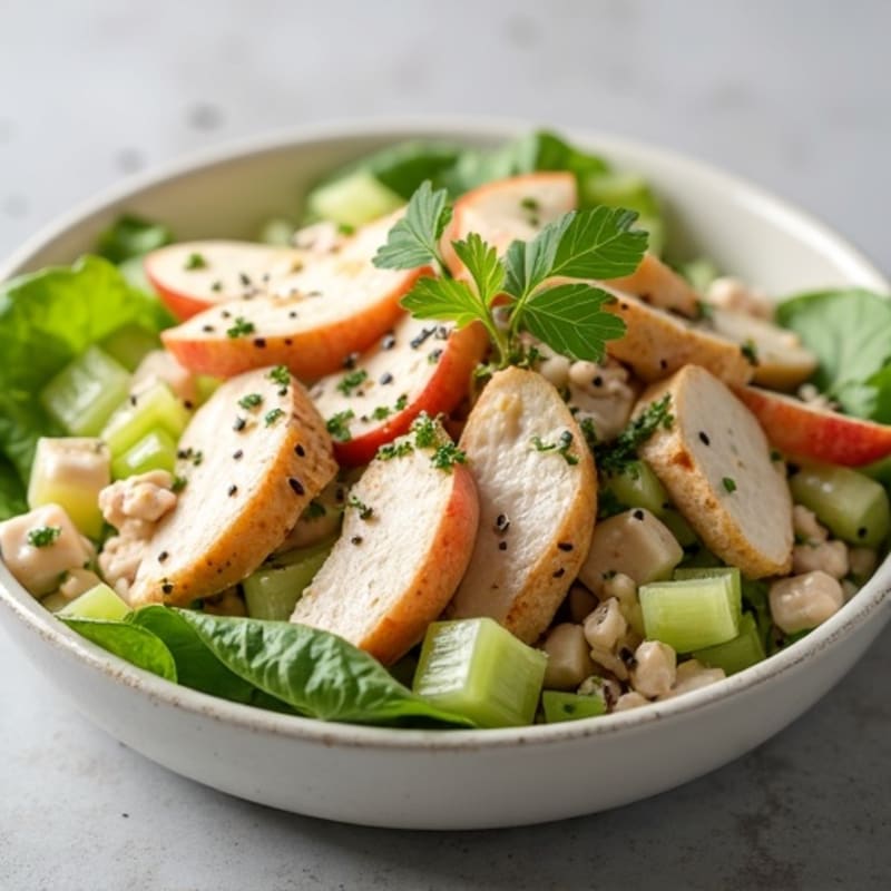 Lightened Creamy Chicken Salad