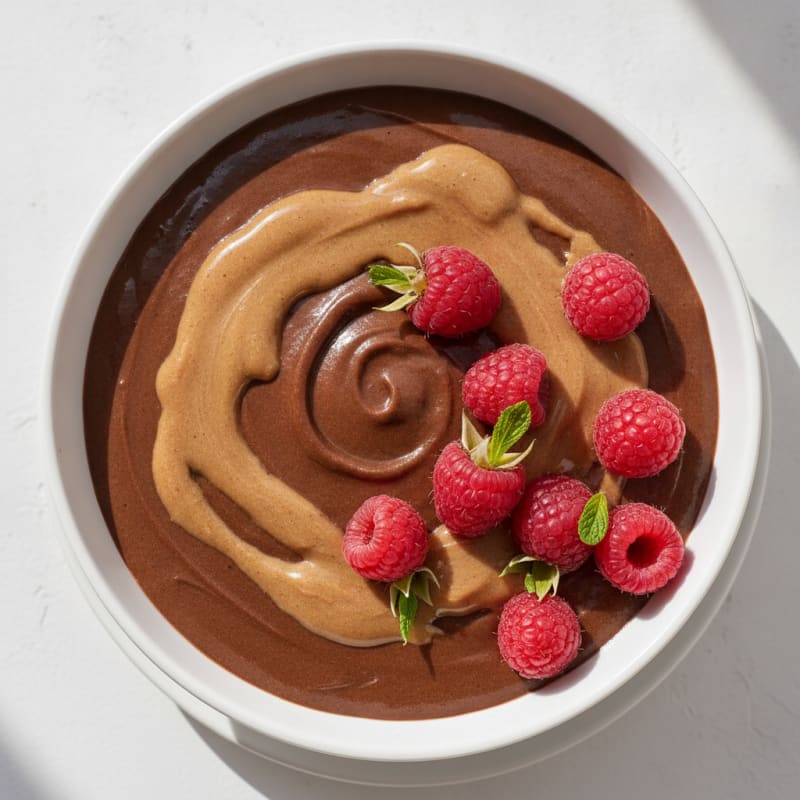 Silky Chocolate Protein Pudding with Greek Yogurt