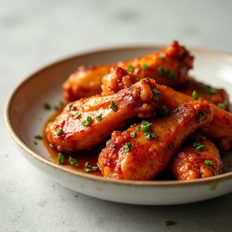 Crispy Baked Sweet and Sticky Chicken Wings