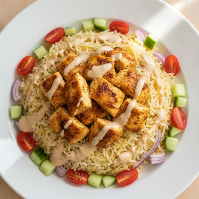 Chicken Shawarma Rice Bowl