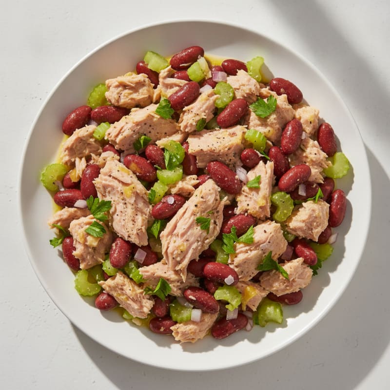Zesty Tuna and Red Bean Salad