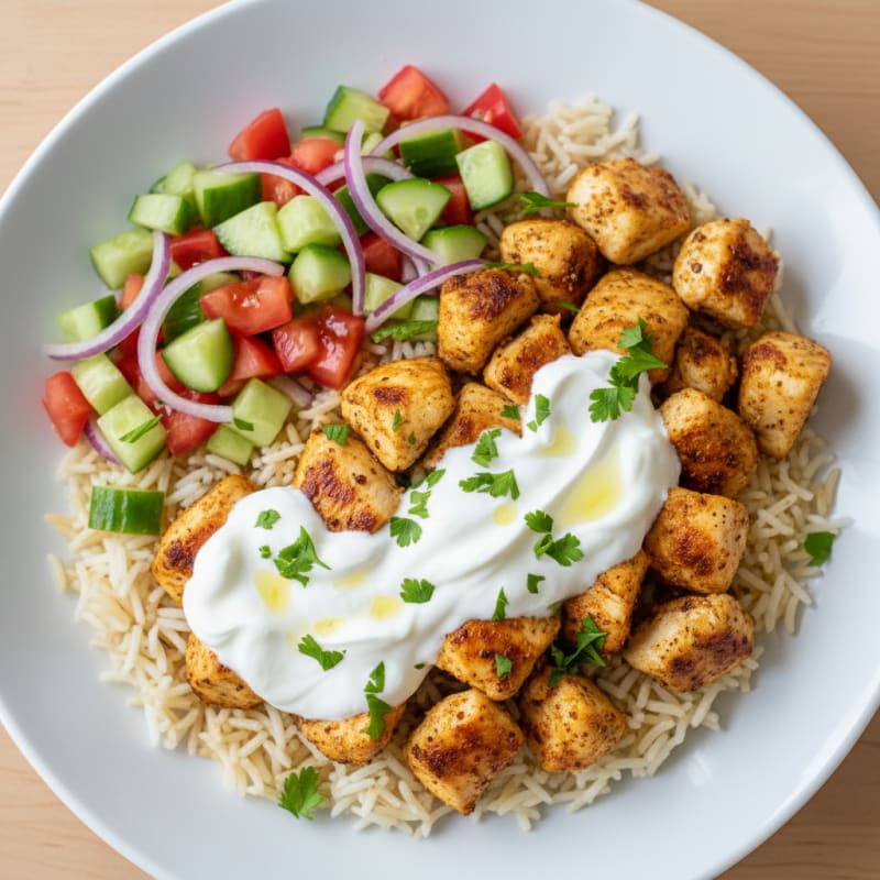 Chicken Shawarma Rice Bowl
