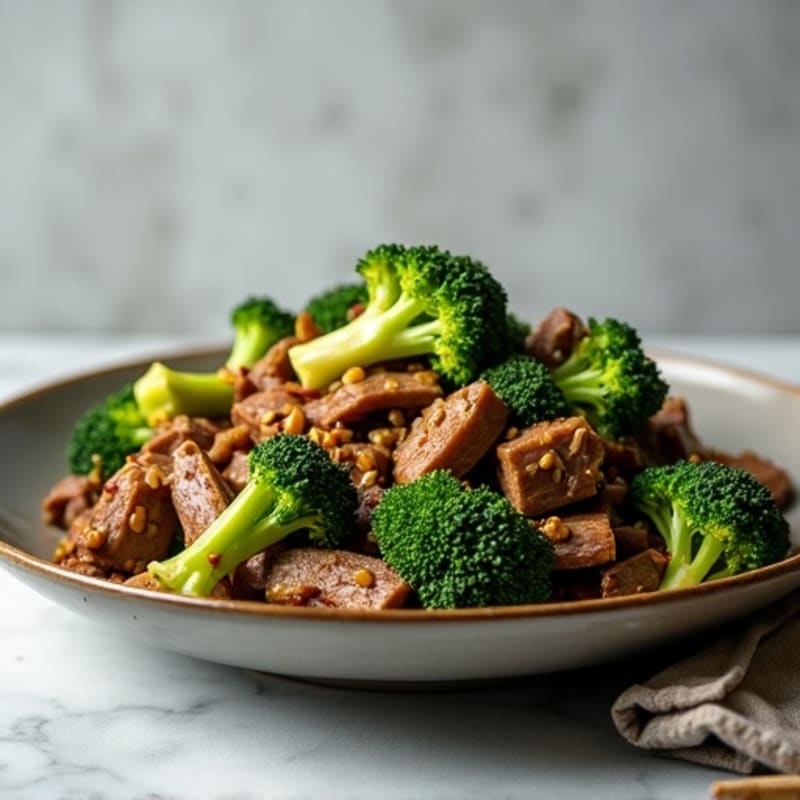 Ginger-Garlic Beef and Broccoli Stir-Fry