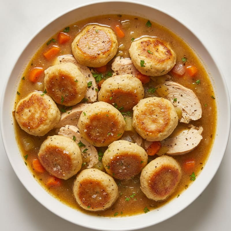 Homestyle Chicken and Herb Dumplings