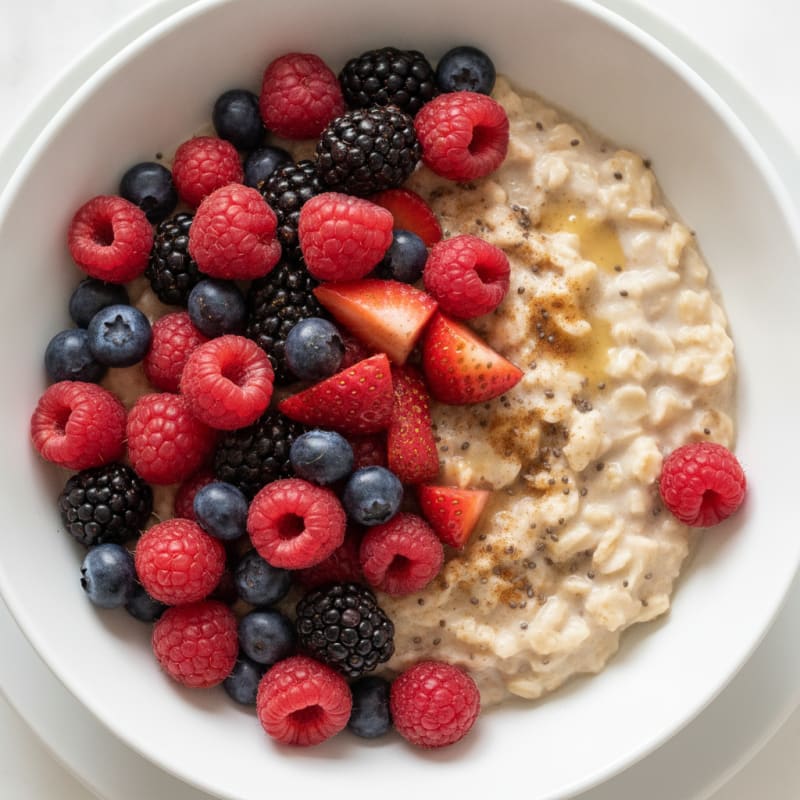 Classic Overnight Oats with Berries