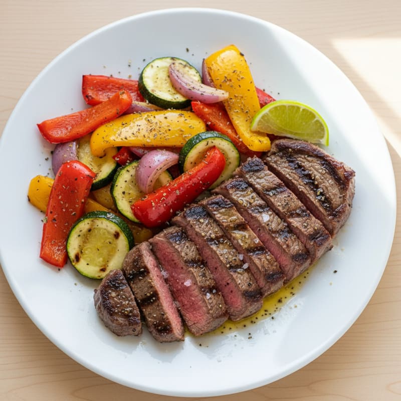 Grilled Steak and Vegetable Medley