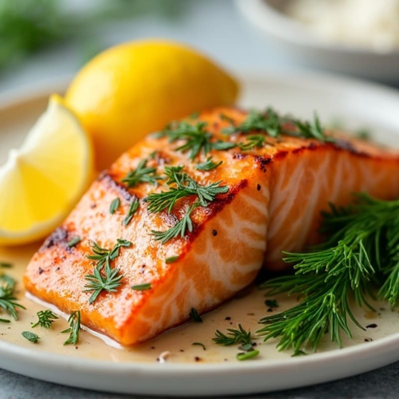 Lemon Herb Grilled Salmon