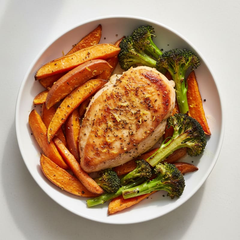 Crispy Lemon-Herb Roasted Chicken