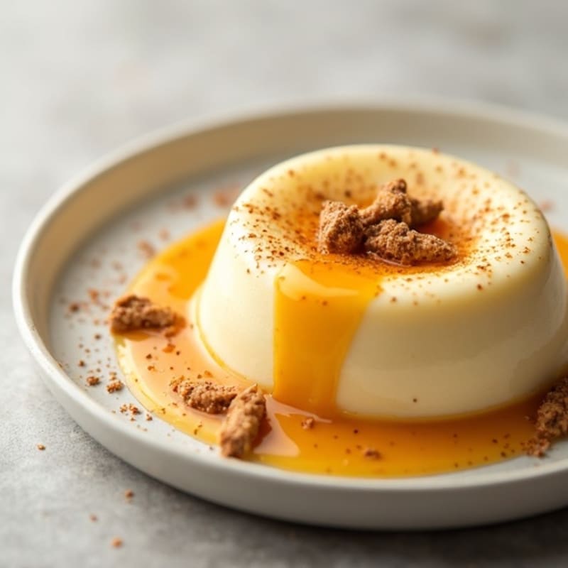 Protein Egg Custard with Vanilla and Cinnamon