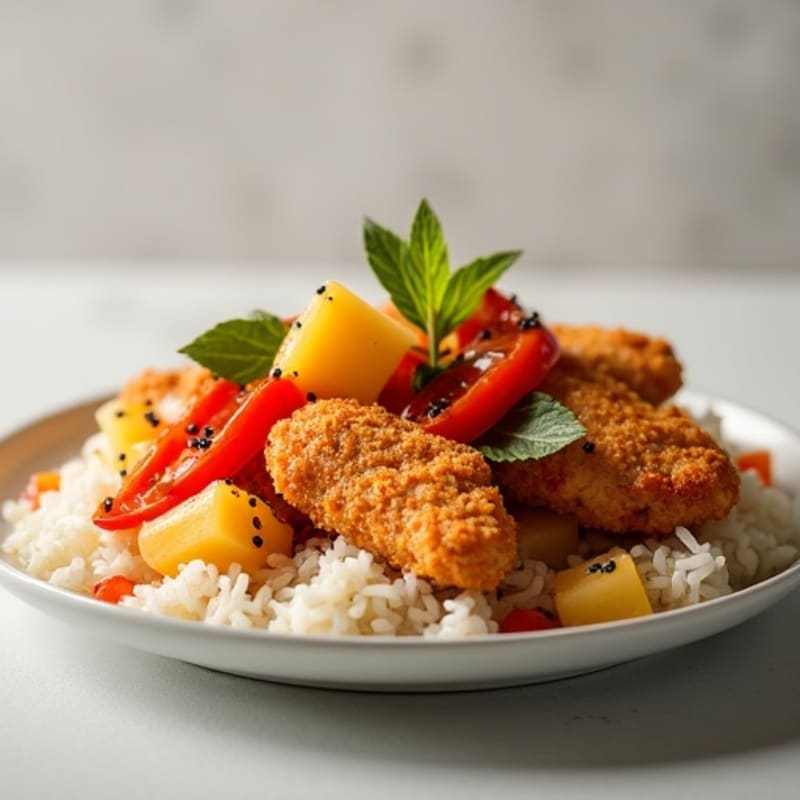 Crispy Baked Sweet and Sour Chicken
