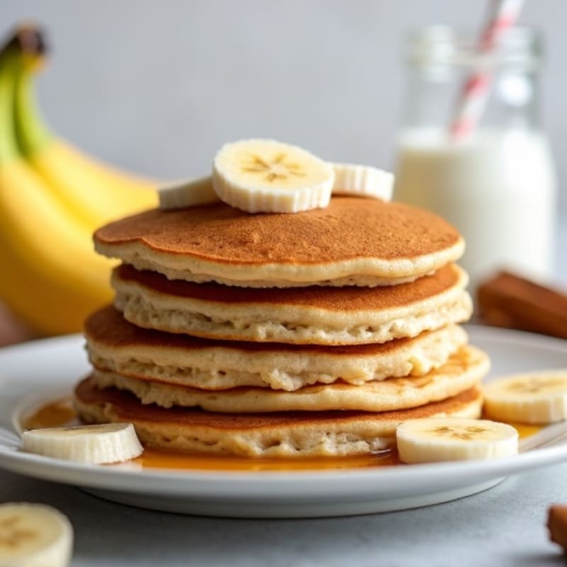 Fluffy High-Protein Oatmeal Pancakes