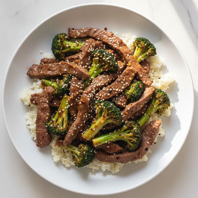 Sesame Beef & Broccoli Stir-Fry