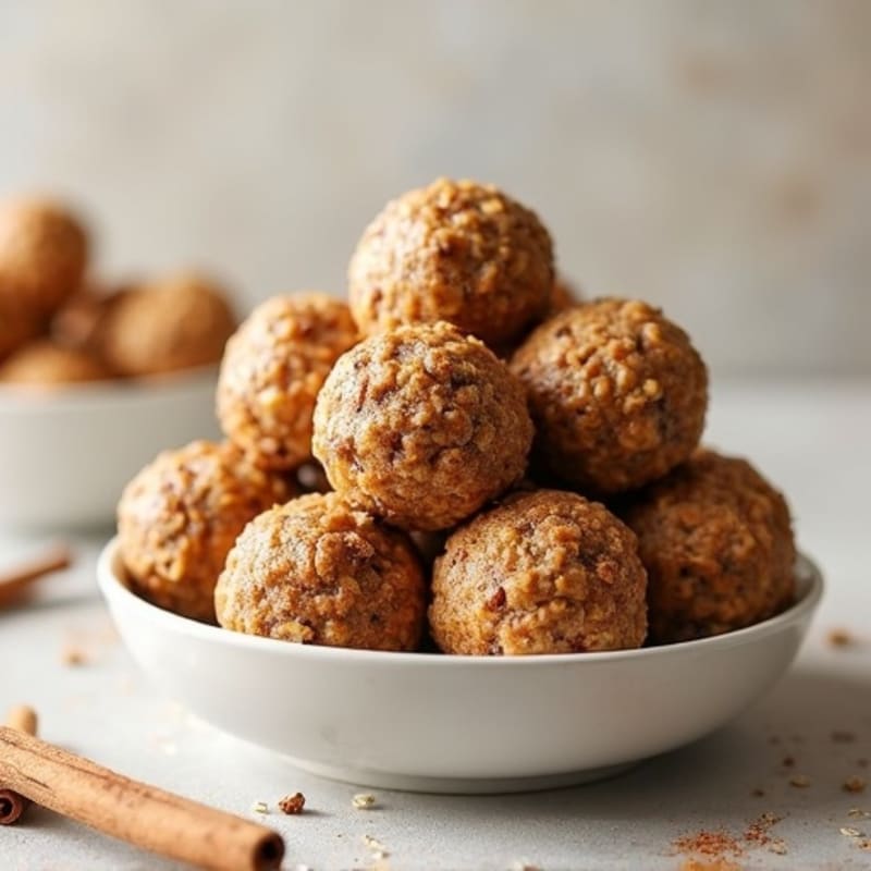 Cinnamon-Vanilla Protein Energy Balls