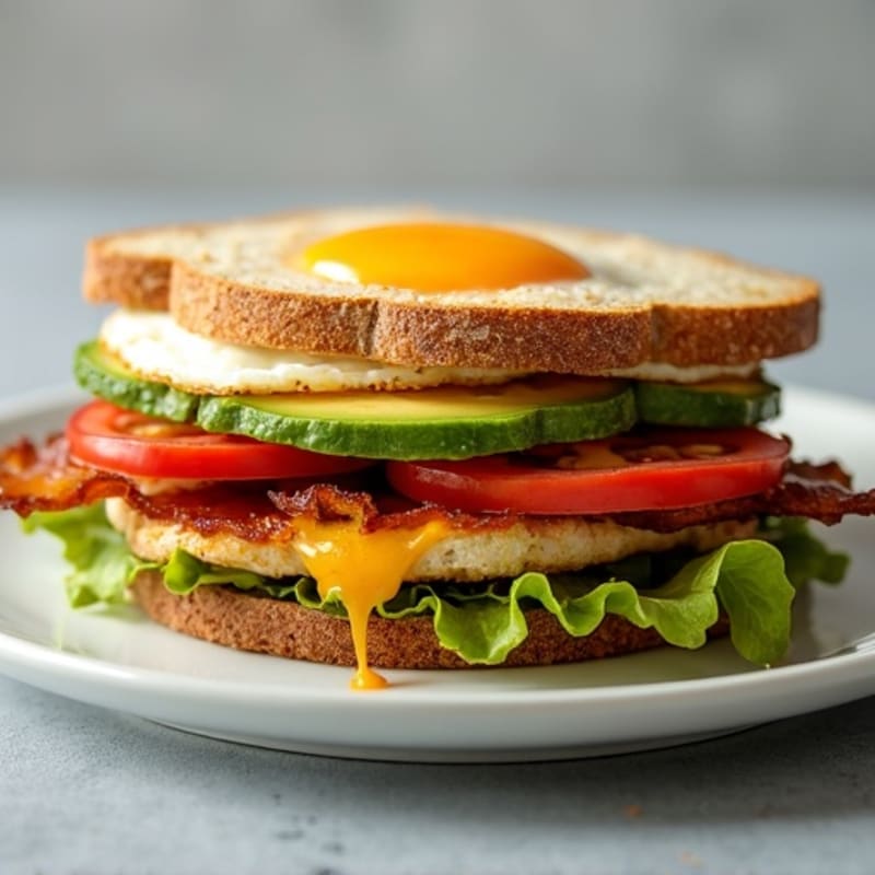 Healthy Avocado BLT Sandwich