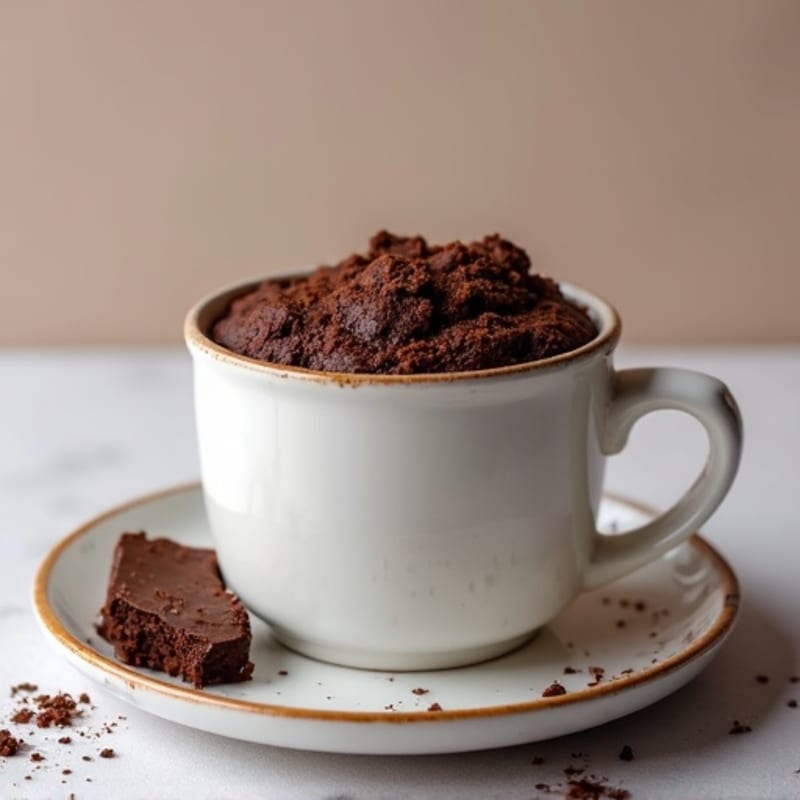 Protein-Rich Double Chocolate Mug Cake