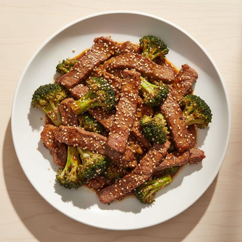 Sesame Beef and Broccoli Stir-Fry