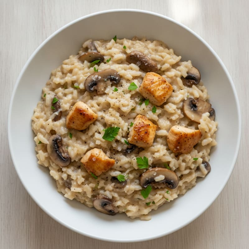 Chicken and Mushroom Risotto