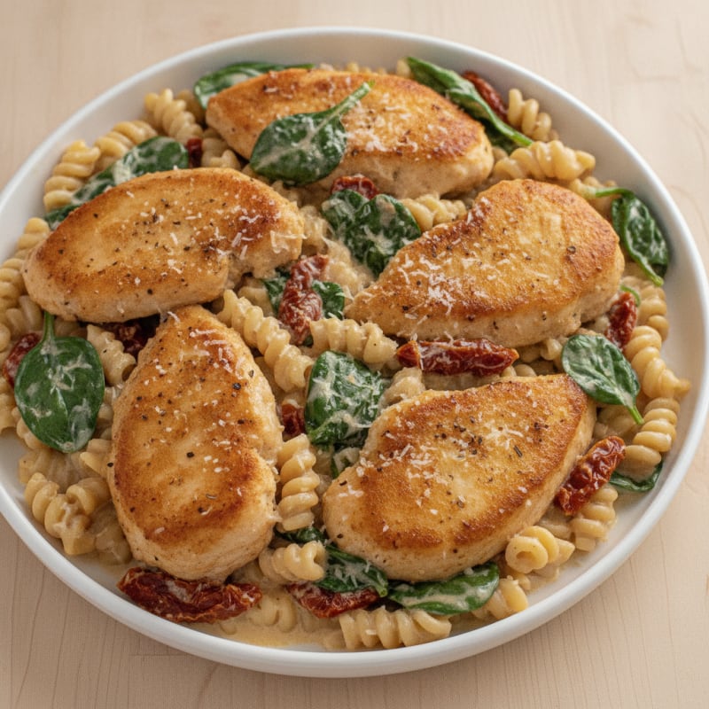 Creamy Tuscan Chicken Skillet