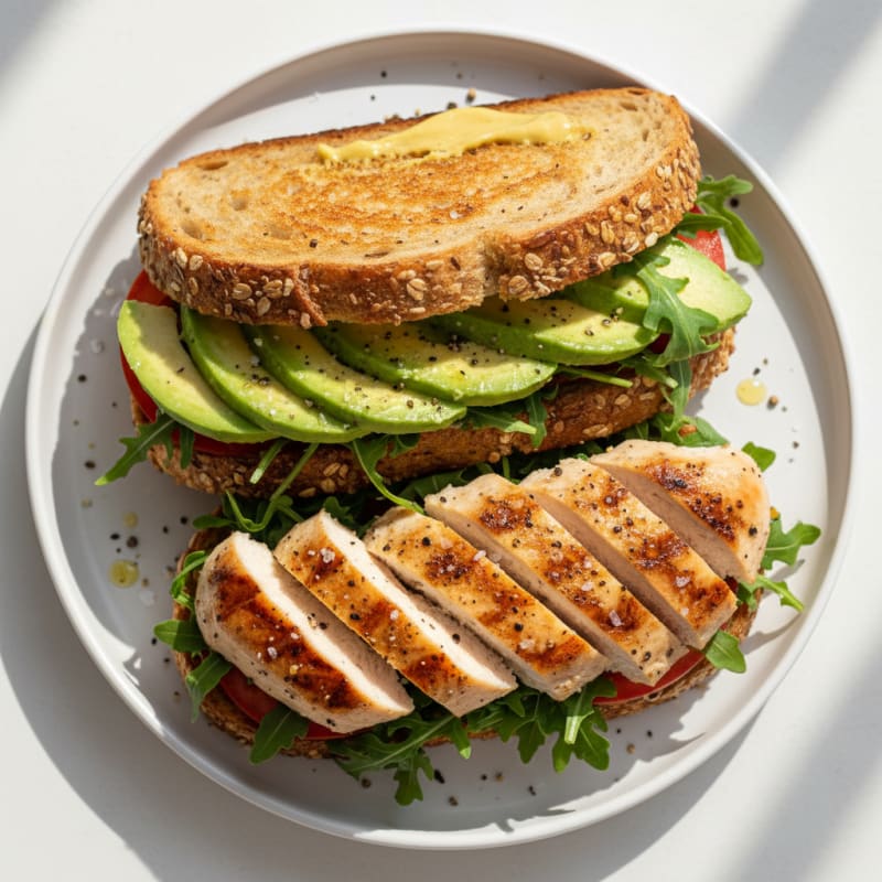 Grilled Chicken and Avocado Sandwich