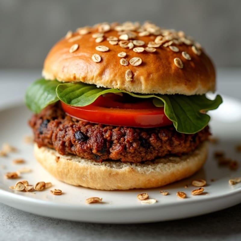 Healthy Smoky Black Bean Burgers