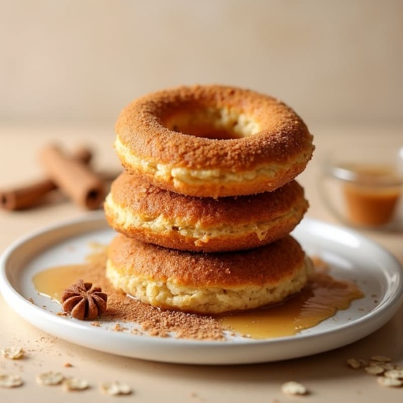 Baked Protein Maple-Cinnamon Breakfast Rings
