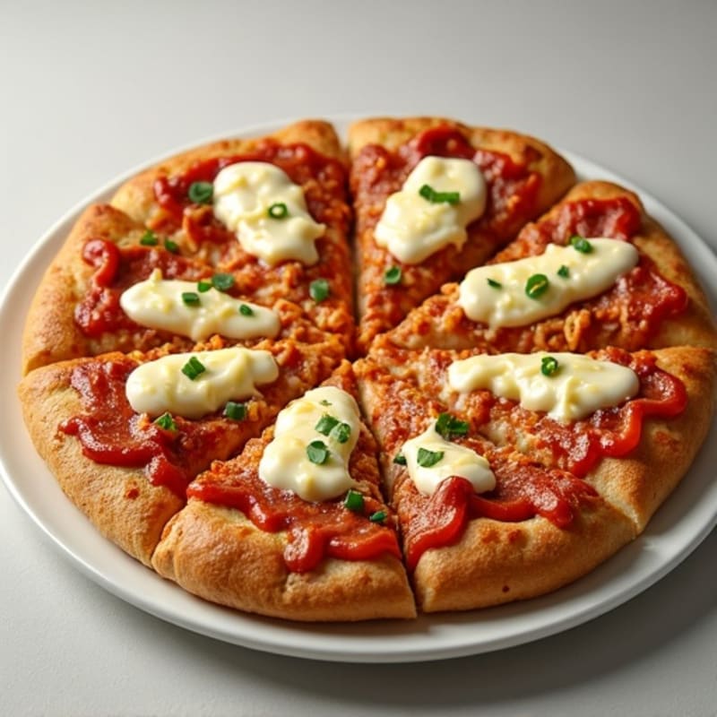 Crispy Whole Wheat Chicken BBQ Ranch Pizza