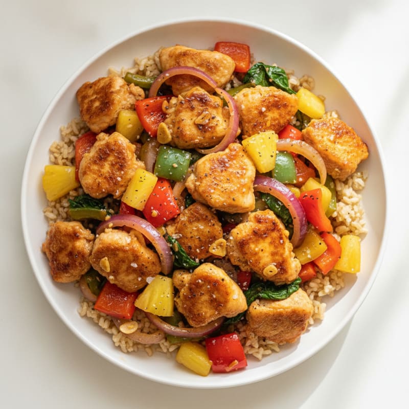 Sweet and Sour Chicken Stir-Fry