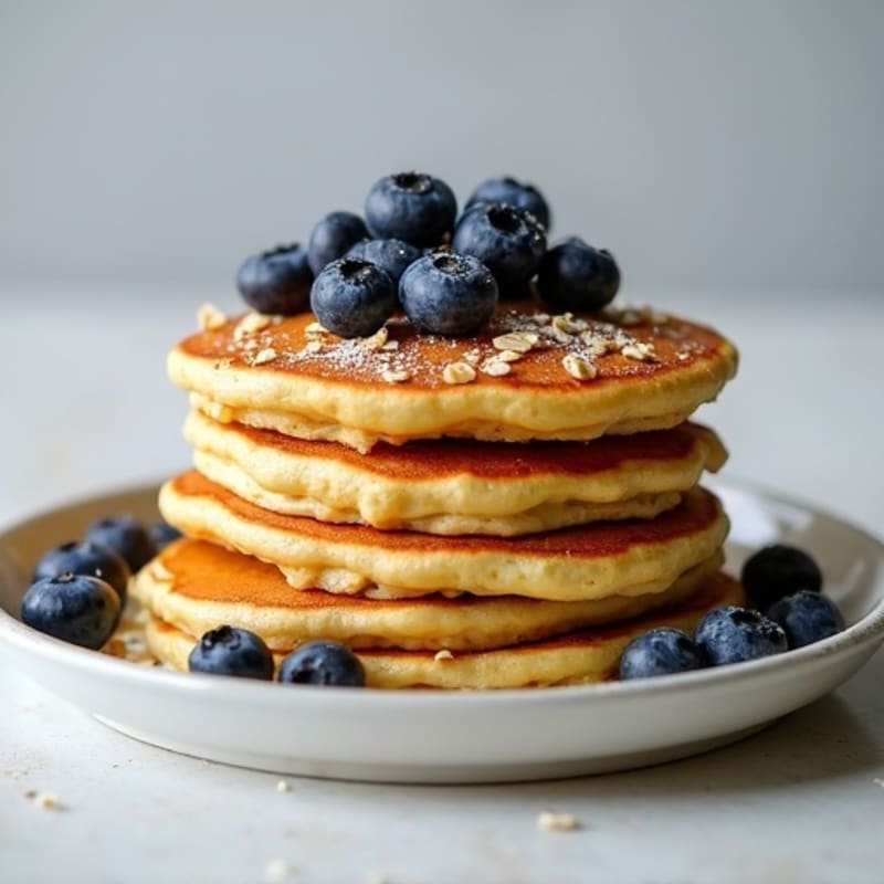 Fluffy Greek Yogurt Protein Pancakes
