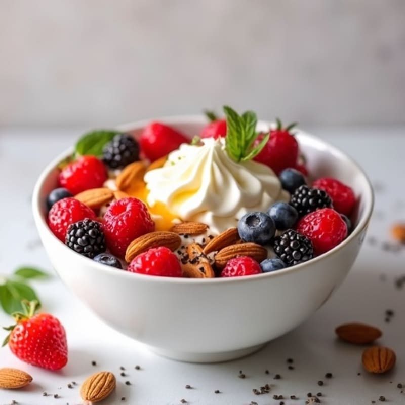 Honey-Drizzled Greek Yogurt Power Bowl