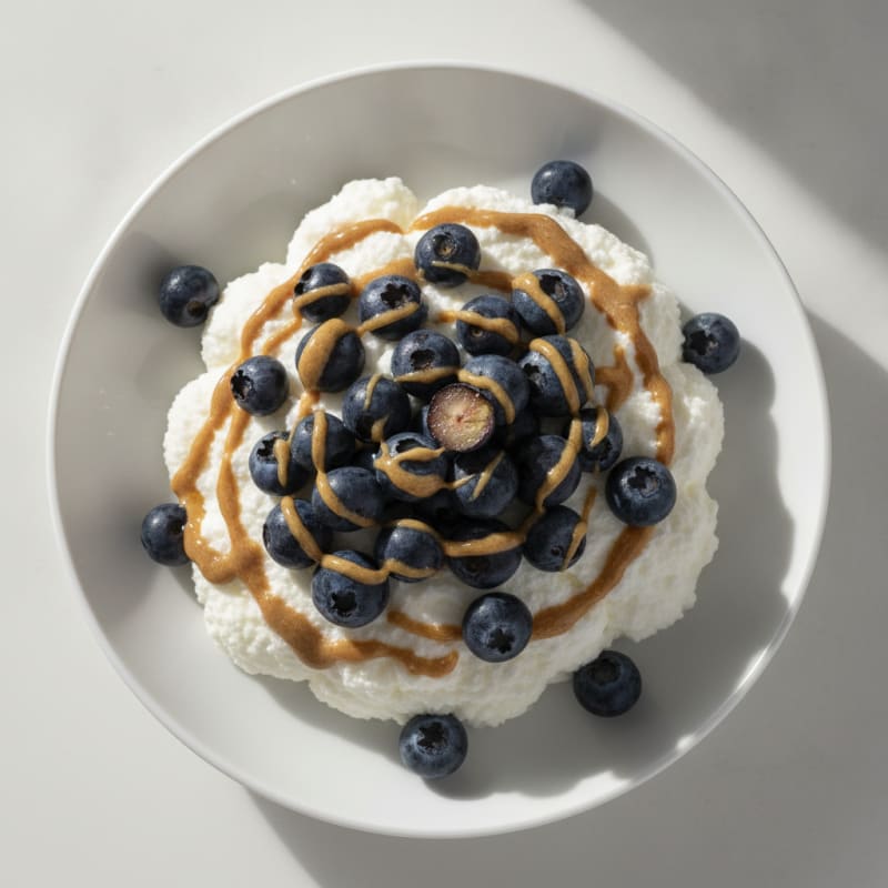 Silky Greek Yogurt Protein Mousse with Berries