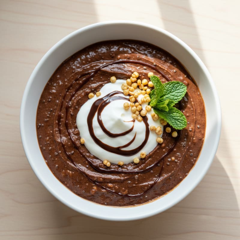 Silky Chocolate Protein Pudding