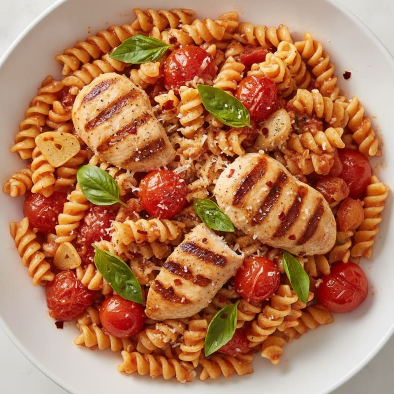 Roasted Tomato and Basil Pasta