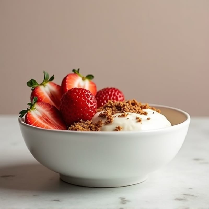 Silky Greek Yogurt Bowl with Chocolate Protein and Almond Butter