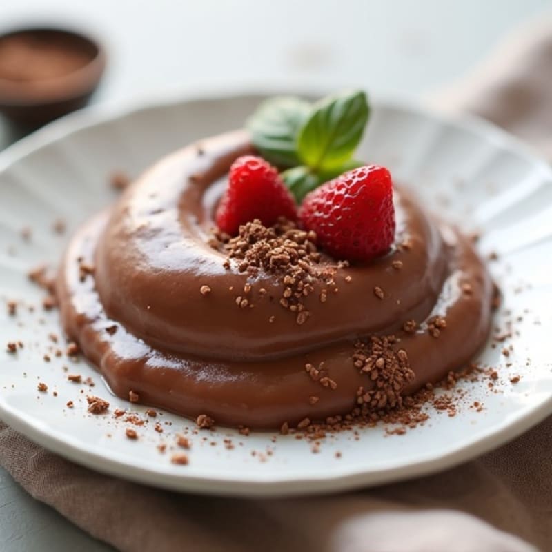 Silky Chocolate Protein Pudding