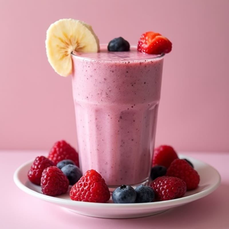 Creamy Berry Protein Smoothie