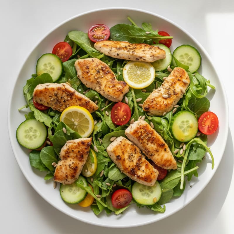 Quick Lemon Herb Chicken Salad