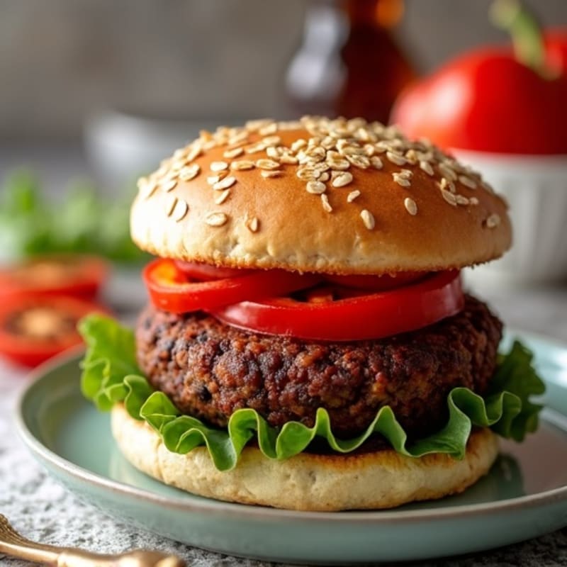 Smoky Black Bean Burgers