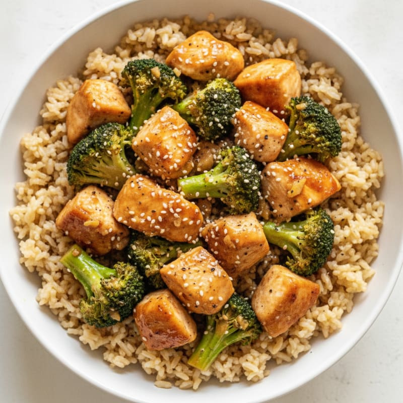 Chicken and Broccoli Rice Bowl